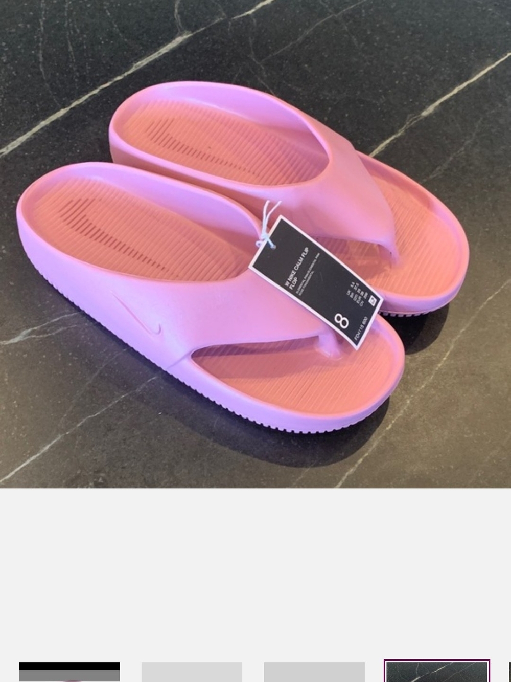 Nike Calm Flip Flop in Elemental Pink - Picture 5 of 7